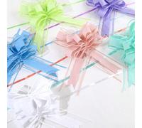 10 pièces Grands noeuds papillon, idéal pour l'emballage de cadeaux, les fêtes, les cadeaux d'anniversaire, les nœuds de ruban pour les paniers ou la décoration florale, les cadeaux de Pâques, la rent