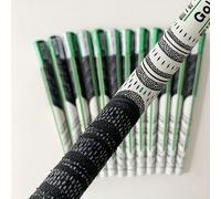 10 pièces Grip de golf avec ligne d'épine, manchons de tige en caoutchouc, universels pour les fers et les bois 10 blancs et verts standard,10 Blancs et Verts Moyens,10 Standard Blanc Rouge,10 Blancs 