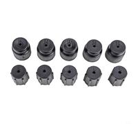 10 Pièces H & L Pression A/C Valve Noir En Plastique ABS Pour Climatisation pour Outils de Service Compatible Avec pour Sagitar pour Magotan Et La Plupart des Modèles de Véhicules Conception