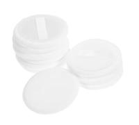 10 Pièces Houppette Pressé Poudre Femmes Coussinet D'allaitement Bourgeons Bouffée Moelleuse Mini Récipient à Poudre Pour Hommes Pouvoir Bouffées Lâche Pur Coton Blanche