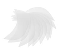 10 Pièces Insert de Visière de Casquette Blanc en Plastique | Bords de Casquette et Snapback, Usage Couture et Confection, Simple, Résistant à L'usure, pour Hommes