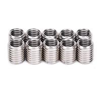 10 pièces insert fileté M8 X 1.25 femelle et M10 X 1.5 mâle écrou de réparation en acier inoxydable manchon fileté écrou fileté outils de réparation