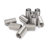 10 Pièces Inserts Filetés M16x1,5 Inserts Filetés écrou Réducteur de Filetage M16x1,5 Insert fileté, Outil de Réparation D'écrou Réducteur Mâle Femelle Fixation de Fil en Acier