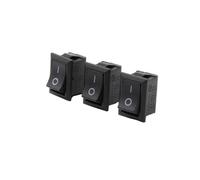 10 pièces interrupteur à bouton-poussoir 10x15mm SPST 2Pin 3A 250V KCD11 interrupteur à bascule marche/arrêt encliquetable 10MM * 15MM noir rouge et blanc(15Pcs Mixed)