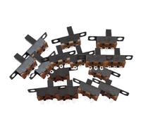 10 pièces interrupteur à glissière SPDT 50V 0.5 A SS12F15 interrupteur à glissière verticale à bascule montage sur panneau PCB 3/4/5/6mm(4MM)