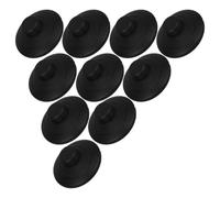 10 Pièces Interrupteur à Pédale Rond Noir, Commande Marche Arrêt | Plastique, Profil Bas, Nettoyage Facile, Usage Commercial et Zones à Fort Passage, pour Éclairage et Lampadaire