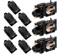 10 Pièces Interrupteur de Bouilloire Électrique 16a 250v | Cuivre et Plastique, Compatibilité, Réparation D'appareil à Domicile, sans Vis, pour Techniciens et Bricoleurs