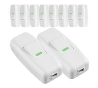 10 Pièces Interrupteur de Lampe de Chevet Blanc, Petit, en Ligne | Cordon D’éclairage, Plastique et Cuivre, Commande Stable, Usage Table de Nuit, Remplacement