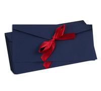 10 Pièces Invitation Enveloppes Cadeaux avec Nœud en Ruban 22x11cm Rétro Papier Kraft Enveloppe Couleur Enveloppe Enveloppes épaisses vintage pour mariage anniversaire fête prénatale remise de diplôme