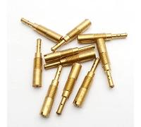 10 pièces Jet pilote M5 5mm Jet de ralenti lent M5x0.8mm filetage adapté for KE-IHI-N PZ19 buse d'injecteur de carburateur accessoires de carburateur de moto (Color : Size 30-50)