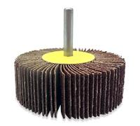 10 pièces jeu de brosses de roue à lamelles de ponçage grain 80, meules cylindriques 16-80mm tige de 6mm(Dia60mm)