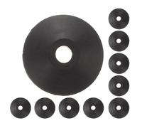 10 Pièces Joint Conique Wc en Caoutchouc Noir | Usage Domestique ou Industriel, Installation Facile, Forme Conique, pour Réservoirs et Tuyaux, Pièce de Rechange