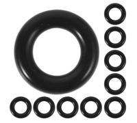 10 Pièces Joint en Caoutchouc, Clapet de Pied | Pièce de Rechange pour Tige de Valve, Ateliers de Garage, Maintien de Pression, Noir Flexible et Robuste