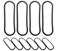 10 Pièces Joint Torique de Couvercle en Caoutchouc Noir | Pièce de Rechange pour Bouchons de Bouteilles, Usage Simple, Supporte Chaleur Élevée et Acides, Lot Unique
