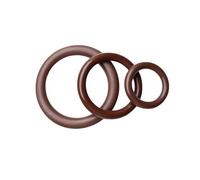 10 pièces joint torique en caoutchouc fluoré marron résistant à la corrosion, ID 24mm, OD 32mm, diamètre de section transversale 4mm, utilisé dans l'industrie automobile et chimique, 24x32x4mm(10pcs)