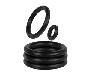 10 Pièces Joint torique en caoutchouc nitrile, 5 x 34 x 44 mm, Joints résistantsà l'huile pour systèmes hydrauliques et pneumatiques