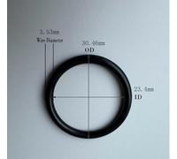 10 Pièces Joints toriques en caoutchouc nitrile, Fil Diamètre 3.53 mm, ID 23.4 mm, OD 30.46 mm, Joint torique rond