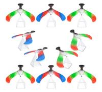 10 Pièces Jouet Aigle Équilibrant Oiseau D'équilibre avec Support Jouets Déquilibrage Physique De Décompression Doiseau Déquilibre Enfant Cadeau Plastique
