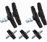 10 pièces kit de frein vélo pour Shimano | 5 paires de patins de frein noir pour le vélo | V-brake 70mm V-brake symétrique | plaquettes de frein | gommes de frein | kit de patins de frein | patins de