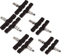 10 pièces kit de frein vélo pour Shimano | 5 paires de patins de frein noir pour le vélo | V-brake 70mm V-brake symétrique | plaquettes de frein | gommes de frein | kit de patins de frein | patins de