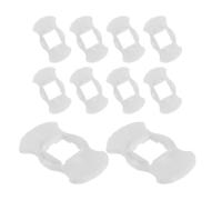 10 Pièces Kit de Joint de Positionneur LED en Plastique Blanc