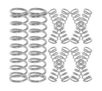 10 Pièces Kit de Ressorts de Compression 1,2x10x40 MM | Réparation à Domicile et Bricolage, Action Stable, Pièces de Rechange, Usage Mécanique, Argenté