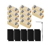 10 Pièces Kit D'Écrou de Connecteur de Fil 60A Connecteur de Câblage D'Épissure en Cuivre Borne de Connexion de Fil de Circuit Étanche