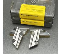 10 pièces KNUX160405R KNUX160405L -11 4325 Insert en carbure outil de tournage en métal outils de coupe outil CNC Super résistant à l'usure(KNUX160405R NEW,NEW KNUX160405L)