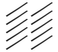 10 Pièces Lame de Rechange Caoutchouc Noir 14 Pouces | Angle Réglable, Installation Facile, Nettoyage sans Traces, pour Vitres et Parois