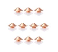 10 pièces Laser Couper la buse pour le diamètre de la tête de coupe au laser en fibre. Fibre haute vitesse de 28 mm / 32 mm, double couche D28 H15 M11 Diamètre