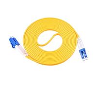 10 pièces LC-LC Cordon de raccordement à Fibres optiques SM 1M 2M 3M 5M 7M 10M câble Duplex LC/UPC Cavalier à Fibres optiques 2.0mm 3.0mm DX(5mtr)