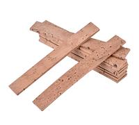 10 pièces liège de joint de cou de clarinette, 81x11mm feuille de clarinette auto-adhésive bandes de clés kit d'entretien de l'embouchure de ligature pour accessoires de