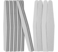 10 Pièces Lime à Ongles en Éponge Double Face, Manucure | Surface Abrasive, Forme Diamant Rembourrée, Lavable et Réutilisable, pour Salon Professionnel et Retrait Acrylique