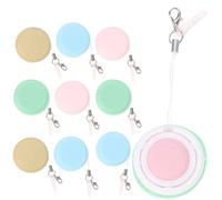 10 Pièces Lingettes pour Lun et tes et Écran Électronique, Lot | PP et Silicone, Porte-clés Inclus, Nettoie Traces et Empreintes, pour Lunettes et Ordinateur Couleur Aléatoire
