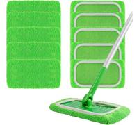 10 Pièces Lingettes Reutilisable pour Swiffer Sweeper,Lavables Mop de Chiffons de Rechange en Microfibre,SerpillièRe Humide Et SèChe en Microfibre, AdaptéEs à Tous Types De Sols