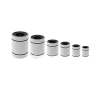 10 pièces LM8 LM8UU LM3UU LM10UU LM16UU LM6UU LM12UU LM14UU douille linéaire 8mm CNC roulements linéaires for tiges Rail pièces d'arbre linéaire(Lm3uu)