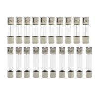 10 pièces/lot 5 * 20mm 6 * 30mm fusibles de Tube verre à soufflage rapide 5x20 6x30mm 250V 0.5 1 2 3 4 6 8 15 20 25 30 A fusible AMP(5x20mm,1.5A)