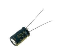 10 pièces/lot 6.3V 820UF 8 * 12MM faible ESR/impédance condensateur électrolytique en aluminium haute fréquence 820UF 6.3V820UF 20% Appareils électroniques