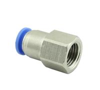10 pièces/lot BSPT PCF1/4-01 PCF5/16-01 PCF3/8-02 PCF1/2-03 Connecteurs pneumatiques femelles droites One Touch Quick Release Fitting (PCF 1I2-02)