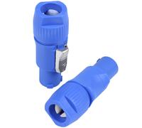 10 PièCes / Lot Nac3Fca Speakon Fiche 3 Broches Mâle Powercon Connecteur 20A 250V Ac Connecteur D'Alimentation Bleu