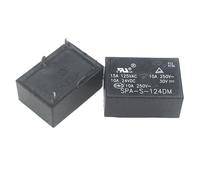 10 pièces/lot! SPA-S-112DM SPA-S-124DM 10A Ensemble de 4 pieds de relais électromagnétique CC normalement ouvert(SPA-S-112DM)
