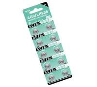 10 Pièces LR936 Batteries De Bouton Alcalin 1 5 V Capacité Remplacement LR45 / LR936 / 394 / AG9 pour Diverses Périphériques Calculatrice Périphériques Électroniques
