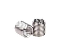 10 pièces M12 * 1.0/1.25/1.5 1D ~ 3D 304 manchon d'insertion de filetage fil en acier inoxydable douille vis bobine écrou réparation - attaches industrielles(M12x1.5x1.5D)