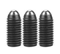 10 Pièces M12 Filetage Hexagonal Vis à Billes Ressorts M12X1.75 Douille en Acier au Carbone Bille Ressort Plongeurs Ensemble (M12*25(10PCS))