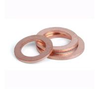 10 pièces M12 M13 M14 M15 M16 M17 M18 M19 M20 Rondelle d'écrasement de bateau Joint plat Bague Bouchon carter d'huile Raccord Rondelles Plates inoxydable(M12x25x2)