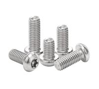 10 pièces M2 M2.5 M3 M4 M5 M6 M8 M10 A2-70 Acier Inoxydable Torx Bouton Tête Inviolable Vis De Sécurité(50mm x10pcs,M8)