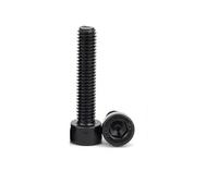 10 pièces M3 M4 M5 M6 M8 noir 12.9 acier de qualité hexagonale à six pans creux vis à tête cylindrique L = 60-150mm(90mm,M8)