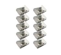10 Pièces M4 M5 M6 M8 U Type Clips Écrous En Acier Boulons Avec Filetage 8mm 5mm 6mm 4mm Pour Moto Scooter ATV Pièces Écrous(M6)
