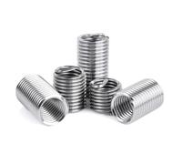 10 pièces M5 * 0,5 1D ~ 3D 304 fil d'acier inoxydable manchon d'insertion douille vis bobine écrou de réparation - attaches industrielles(1D)