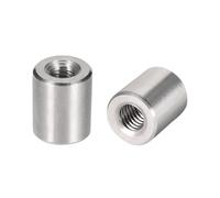 10 pièces M5 M6 M8 M10 M12 M14 Long Round Accouplement Nut Connector Joint Sleeve Rod Bar Goupille(M16x24x30mm)